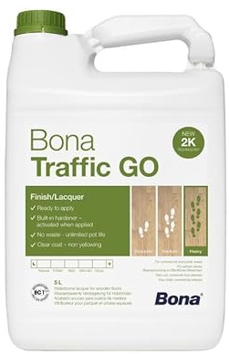 Bona Traffic GO 2K Parquet Lacquer Semi-Matte 5 Litres