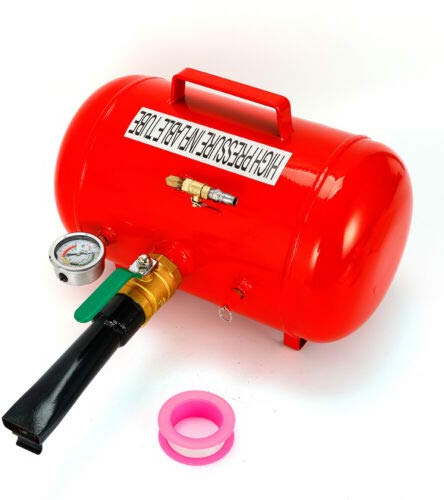 Neumáticos Booster 20 L - Inflador profesional de aire comprimido de acero inoxidable para coche, moto, bicicleta, coche, camión (10 bar)