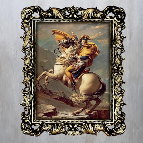 FJXMFRAME Bilderrahmen, 27,9 x 35,6 cm, kunstvoll, Gothic, Vintage, Antik für Wanddekoration, Barockrahmen, passend für Fotos der Größe 20,3 x 25,4 cm, mit Passepartout