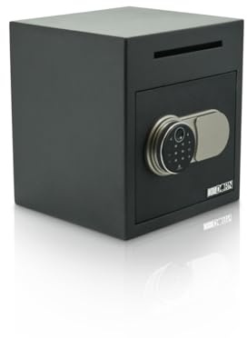 EINWURFTRESOR MIT FINGERPRINT PIN-CODE SCHLOSS | FINGERABDRUCK SCANNER | GASTRONOMIE