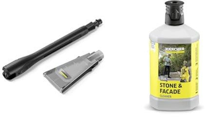 Kärcher Hochdruckreiniger-Strahlrohr eco!Booster 180, 50% höhere Reinigungsleistung & Stein- und Fassadenreiniger 3-in-1 (1 l)