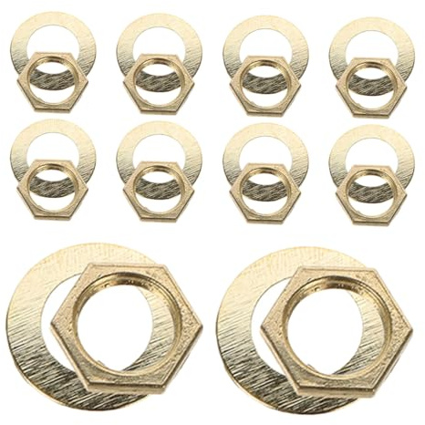 VINTORKY 10 Stück Uhrwerk Montageset Metall Gummi Quarz Uhr Reparaturset Für Wanduhren Selbstgemacht Uhrwerk Zubehör
