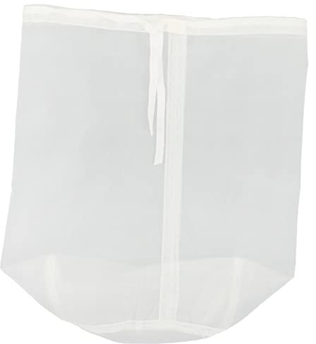 VICASKY Reusable Fine Mesh Nut Milk Bag Drawstring Kitchen Filter for Soy Milk Coffee Wine and Tea Straining Lightweight Practical Easy to Carry