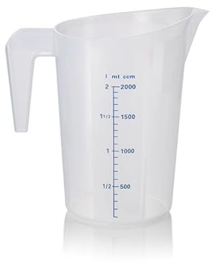 Verre doseur, Ø 16 cm, 2 l, graduation de 100 ml, polypropylène