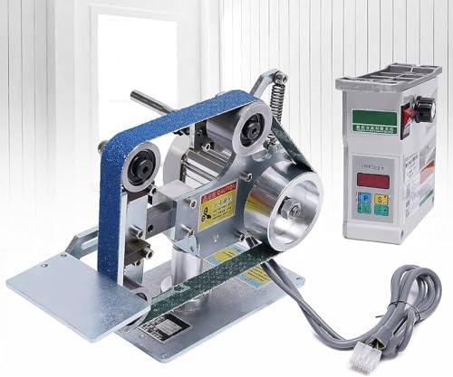 Belt Sander Polisher Sharpener Grinder, 550W Brushless Bench Machine for Efficient Woodworking and Metal Polishing