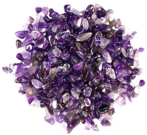 Luxshiny Decorativa Irregolare in Pietra Viola da 200G per Acquari e Decorazioni Accessori per Tartarughe e Composizioni Floreali
