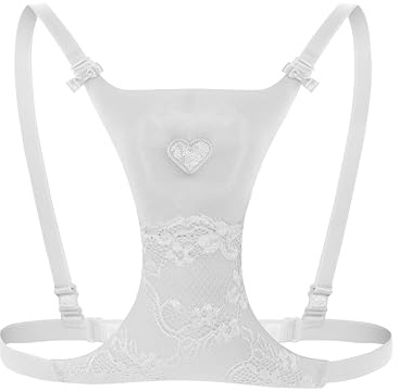 nolihoo Breveté Anti-Rides Soutien-Gorge De Sommeil sans Rides, Soutien-Gorge Femme Contre Les Rides du Décolleté, Oreiller De Sein, Oreiller Anti-Vieillissement, Taille Unique, Respirant, Blanc