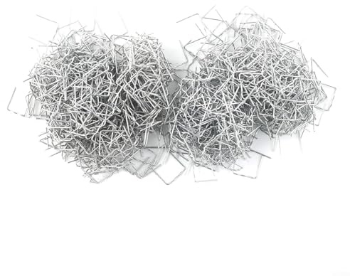Hot Staple, 1000 Stück 0,8 mm flache Edelstahl-Heftklammern für Kunststoff-Hefter, Reparatur, Schweißer, Stoßstange, Risse, Heimwerker, Heim- und Autoreparatur-Enthusiasten
