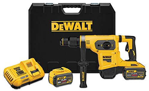 DEWALT 60V MAX Cordless Hammer Drill Kit, 1-9/16 in., (2) FLEXVOLT Batteries & Charger Included (DCH481X2)