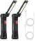 ONEVER USB Torcia Ricaricabile Luce da Lavoro Torcia LED Portatile COB Gancio Magnetico Appeso per Campeggio Esterno Auto Officina Lampada