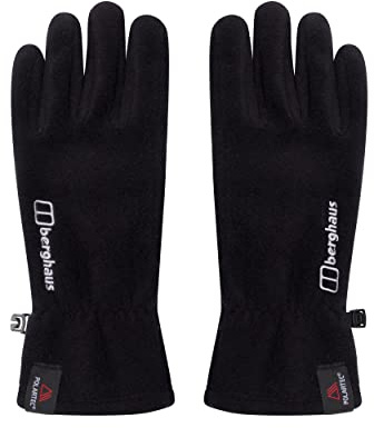 Berghaus Unisex Prism Polartec Winter-Handschuhe, kompatibel mit Touchscreen und warm Handschuhe, Schwarz/Schwarz, S-M