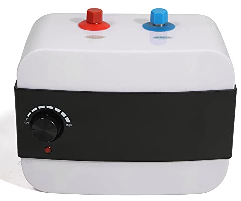 Futchoy Chauffe-eau, 6 l, instantané, 1500 W, électronique, 65 ℃, résistant à la pression, pour salle de bain, cuisine, blanc