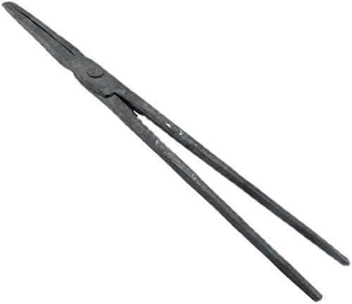 Tenazas de herrero,Tenaza de forja Ponga de herrería punzada de herrero de herrero de 300 mm de longitud de herrero for un cuchillo de yunque que hace que la pinza de herrero se pueda calentar ingenie