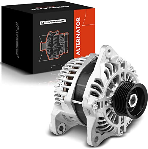 A-Premium Alternator Compatible with Nissan NV2500 NV3500 2018-2021, Armada 2017-2021 & Infiniti QX56 2011-2013, QX80 2014-2021, V8 5.6L, 150A 12V 7-Groove Pulley Clockwise, Replace# 231001LA1A