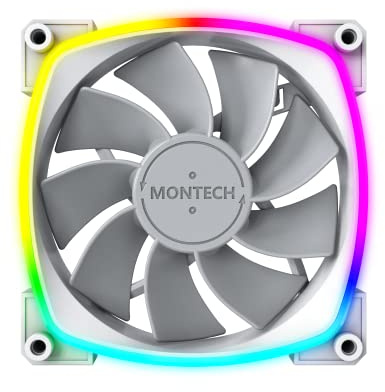 Montech RX120 PWM ARGB Lüfter - 120mm, weiß
