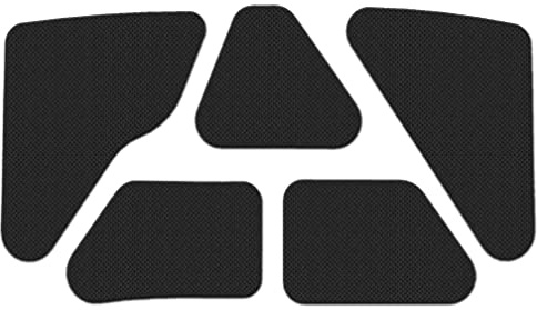 JAWERK Ersatz Dämmung kompatibel mit VW Corrado Vorfacelift (VFL) Motorhauben Selbstklebende Auto Schallisolierung Dämmmatten Dämpfung Schaumstoff Hood Isolation Fronthaube