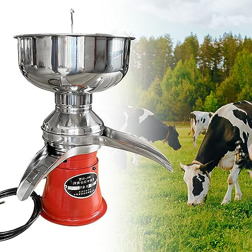 Schiumatrice Professionale Per Latticini,Separatore Panna Elettrico - 50l/H,Separatore Di Latte E Panna 2 In 1 In Acciaio Inossidabile Adatto Per La Lavorazione Fattorie E Caseifici,9500r/Min