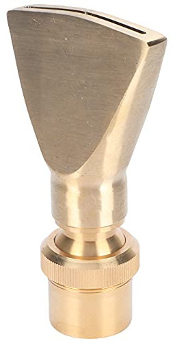 XHTLLO Ugello per Fontana d'Acqua a Getto Stretto in Ottone, Irrigatore per Stagno Regolabile per Piscina da Giardino, Parchi Divertimenti, Musei(1 inch)