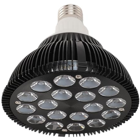 Fockety LED Aquariumbeleuchtung, Glühbirne, Salzwasser Aquarium Licht, Vollspektrum, Wasserpflanzen, Wachstumslampe, Refugium Licht, LED Rifflichter für Korallen Meeresalgen Schildkröten
