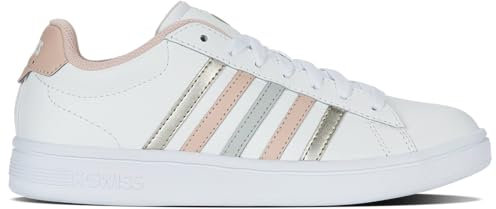 Kswiss Women's Court Tiebreak Ii,Wht/Cameo Rose/Wht,39EU