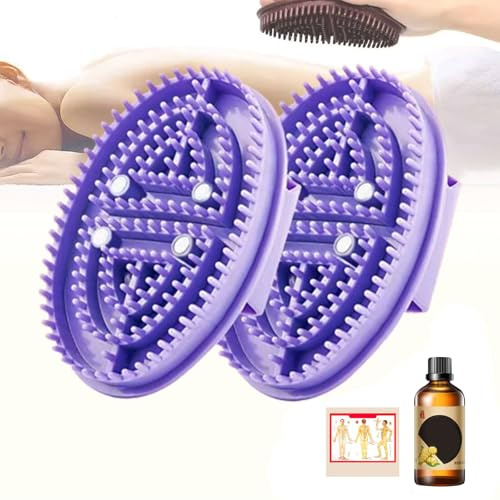 Meridian Bürste,Meridian Massage Bürste,Cellulite-meridian-bürsten-massagegerät,Professioneller Ergonomische Massagebürste Fün Elemente Für Körperentspannung Und Verbesserte Durchblutung