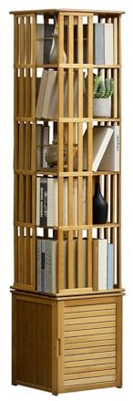 ZENY896V Büroschrank Drehbares Bücherregal, Bodenschrank, einfaches Bücherregal for Wohnzimmer und Schlafzimmer Modernes Büromöbel