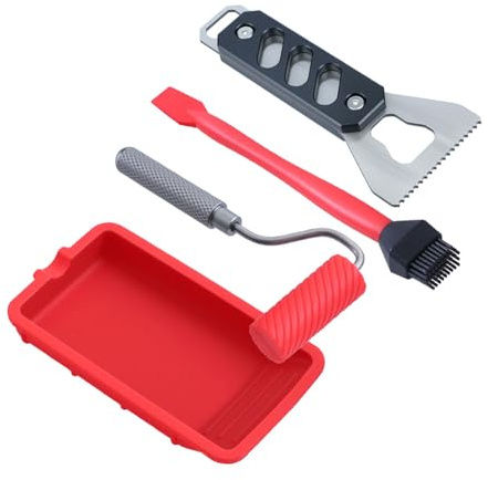 Glues Spreader Film Wallpapers Notched Applicator Aluminum Scraping Plate Handheld Glues Spreader Glues Applicator