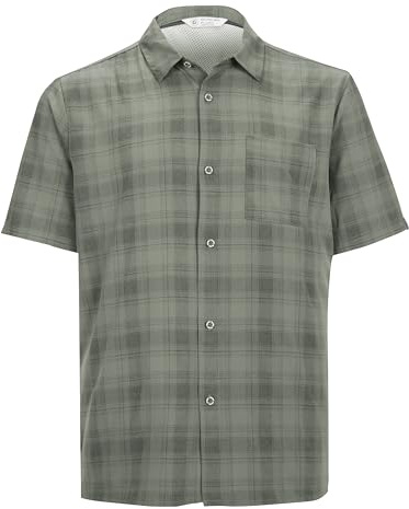 Killtec Uomo Camicia Funzionale Kos 98 MN Wvn Shrt, helloliv, XL, 38009-000
