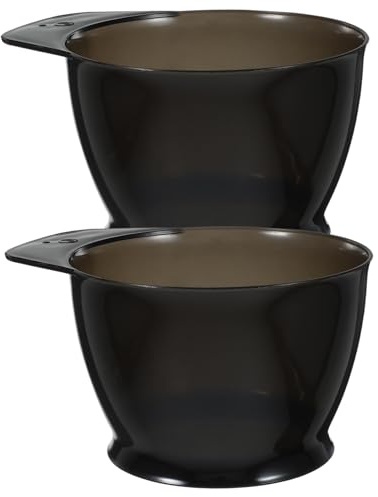 MOTHNUR Bol De Teinture Pour Cheveux Antidérapant En Plastique, Lot De 2, Taille Standard, Pour Salon De Coiffure Professionnel, Usage Coloration Et Mélange