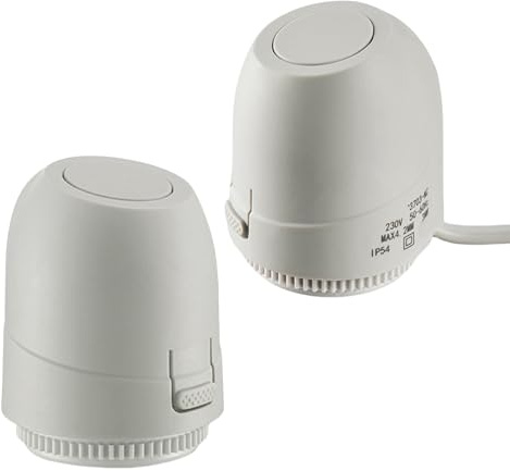 Watreketal 2 PCS Valvole Radiatore Riscaldamento del Pavimento Attuatore Termico Elettrico Normalmente Chiuso per Sistemi Riscaldamento A Pavimento Radiatore Termostatico