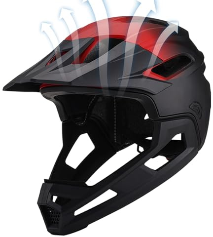 Casques de moto réglables, chapeau rigide ajusté, avec mentonnière amovible, casque intégral pour le cyclisme et le skateboard, matériau ABS, équipement de sécurité, pour hommes, femmes, jeunes et ado