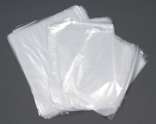 Bag It Plastics Polythene Food Grade Storage Bags | 10 x 15 / 250mm x 375mm | Pack of 100 | Suitable for Freezer's, Sandwich's, Fruit, Clear Plastic Bags