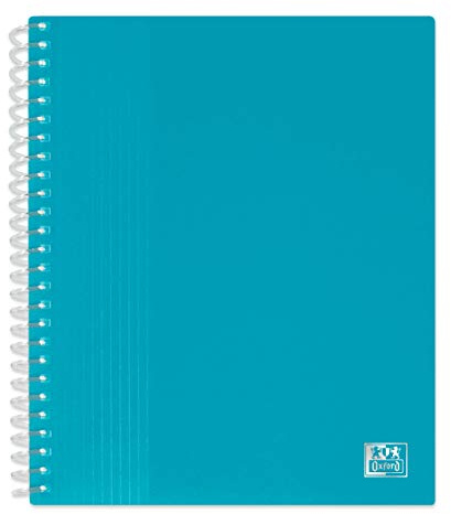 OXFORD Protège-Documents à Spirale School Life A5 80 vues / 40 Pochettes Couverture Polypro Coloris Toniques