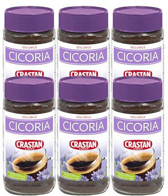Crastan Cicoria Solubile - 6 vasetti da 100 gr