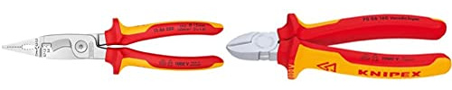 Knipex Pliers for Electrical Installation Chrome-Plated & Diagonal Cutter Chrome-Plated