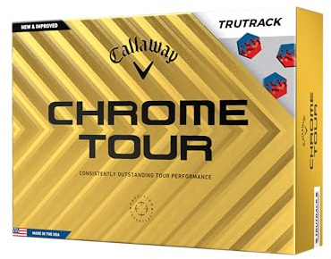 Callaway Golf Chrome Tour Golf Ball, Tru Track