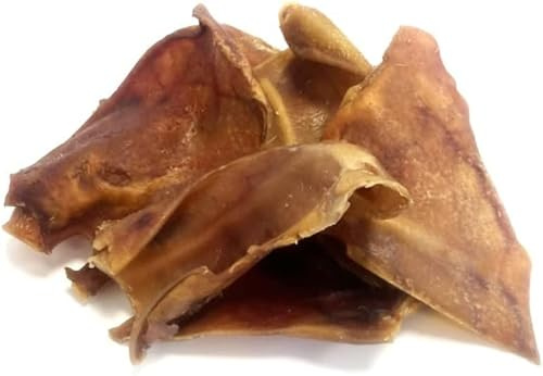 Maltbys' Stores 50x Half Pigs' Ears 100% Natural Pork Dog Chew Treats