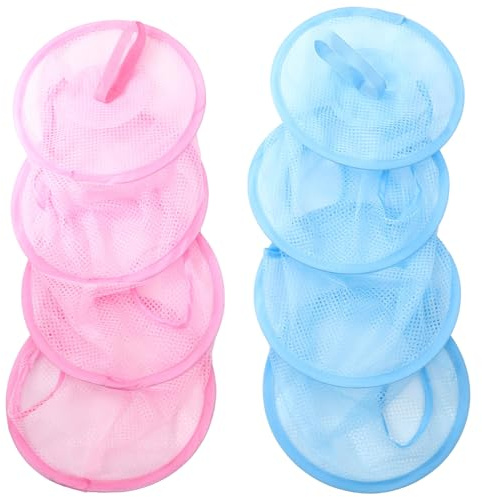 Alasum 2pcs Stuffed Animal Storage Drying Rack 4 Compartments Foldable Net Organizer Hanging Mesh Toy Storage Hammock for Kid Room Toys, Gloves, Hats, Socks A, XYWJF172221G7BBFU