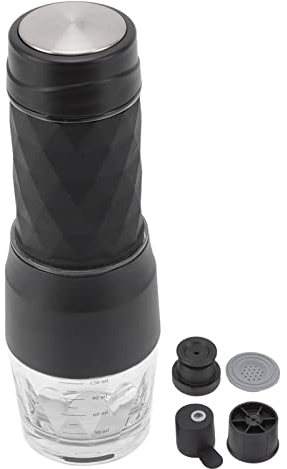XHTLLO Cafetière Portative, Ensemble De Cafetière à Pression Manuelle Portable, Mini Cafetière à Lidsule Pour une Utilisation En Extérieur Et En Voiture