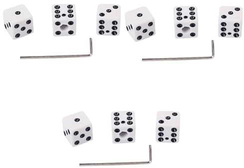 VICASKY 3st Knöpfe Effektpedal E-gitarren-verstärker Gitarrenparts Verstärker Für E-gitarre Gitarrenpedale Gitarrenknopf Verstärker Für Bassgitarre Gitarrenpedalbrett Weiß