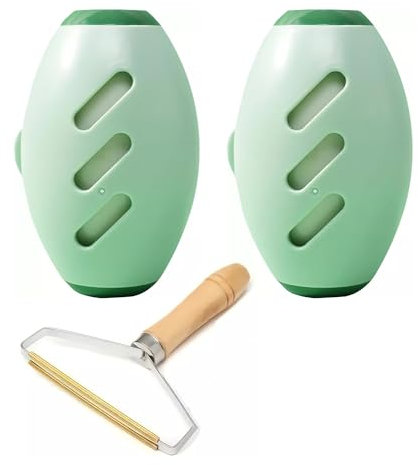 Lot de 2 Rouleaux Anti-Peluches Réutilisables et Lavables, Mini Format de Voyage Portable pour Vêtements et Poils d'Animaux