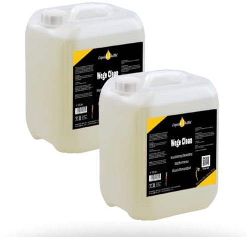 Liquid Outlet Wege Clean Steinreiniger 2x 10L – Biologischer Grünbelagentferner für Pflastersteine, Kies & Beton – Steinreiniger intensiv außen, Flechtenentferner, Terassenreiniger Außenbereich