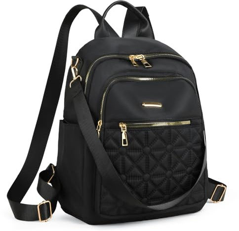 EDLMKM Women's Backpack, Fashion Backpacks for Ladies, Travel Shoulder Bag for Girls, Ladies Fashion Handbag, Anti-theft Daypack, Waterproof Rucksack Bag for Travel Mini Cute City Casual Daypacks