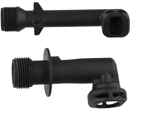 Trurovem Pressure Washer Inlet and Outlet Connectors for Karcher K2 K3, 5.064-395.0 5.064-396.0 Hose Adapters, High Pressure Fitting Set, Black, 2 Pack