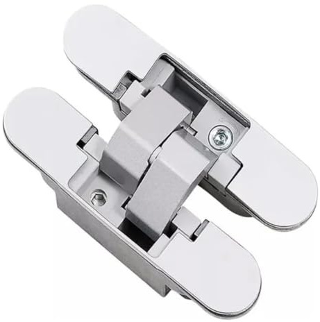Bisagra oculta ajustable para puertas ocultas de apertura interior y exterior 180 grados madera plegables