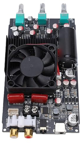Bewinner 600W Effektförstärkarkort, AUX-ingång Monokanalljud Professionell Digital Klass D-förstärkare för Subwoofer, Fordon, Hemmaljudsystem - Låg Distorsion, TPA3255-chip, Basförstärkare