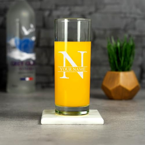 So Bespoke Personalised Highball Glass Engraved - Gin & Tonic - Birthday - Glass (Style 7)