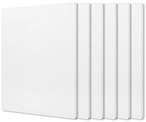 BXI Sound Absorber - 800 X 600 X 9mm 6 Pcs High Density Acoustic Absorption Panel, Sound Absorbing Panels Reduce Echo Reverb, Tackable Acoustical Felt Tiles for Ceiling and Wall Decoration