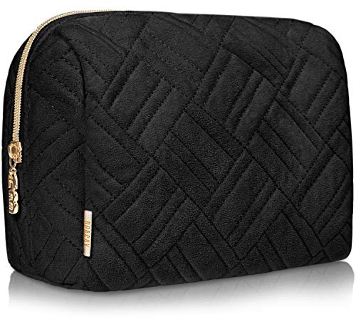 BOACAY Large Makeup Bag, Travel Cosmetic Pouch for Women, Girls & Kids, Make up Bag & Organiser for Purse, Portable Case for Toiletries, Brushes