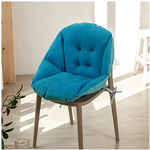 YOUCAI Auflage Stuhlauflage Gartenstuhl Sitzkissen Sitzpolster Dicke Sitzauflage Niedriglehner Sitzpolster für Outdoor Zuhause Garten Büro Auto,52x52cm,Blau